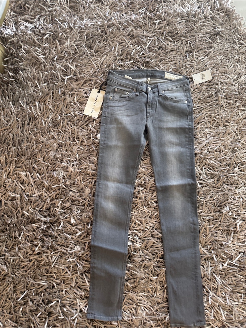 rag & bone Women's Skinny Gray Jeans